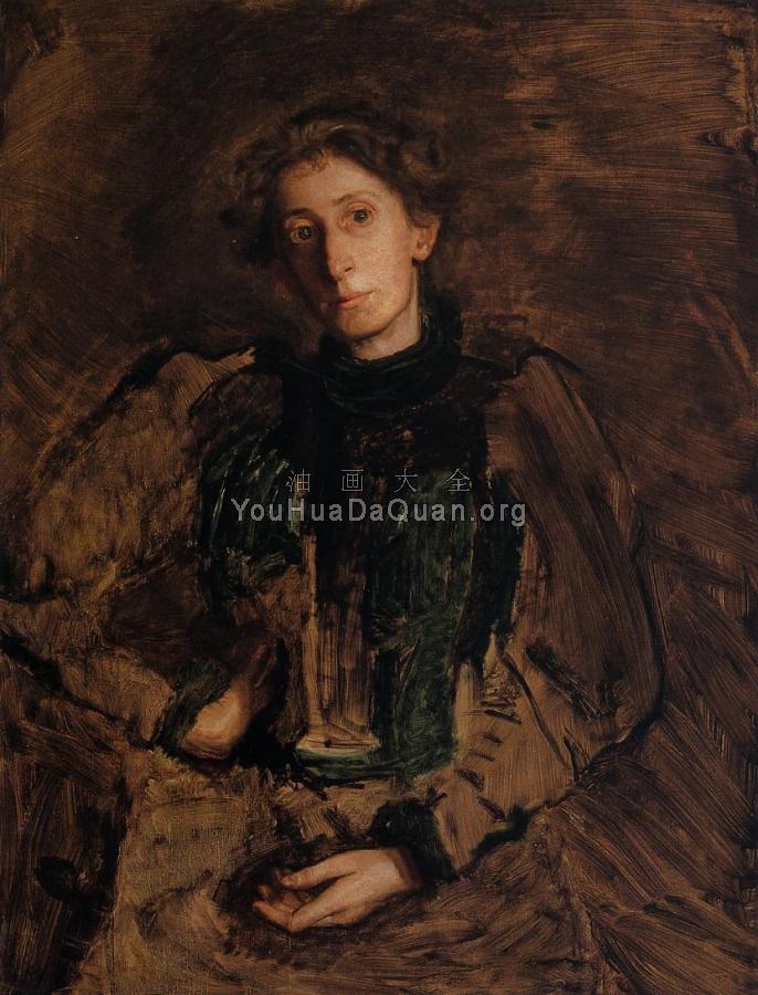 Portrait of Jennie Dean Kershaw - 托马斯·伊肯斯